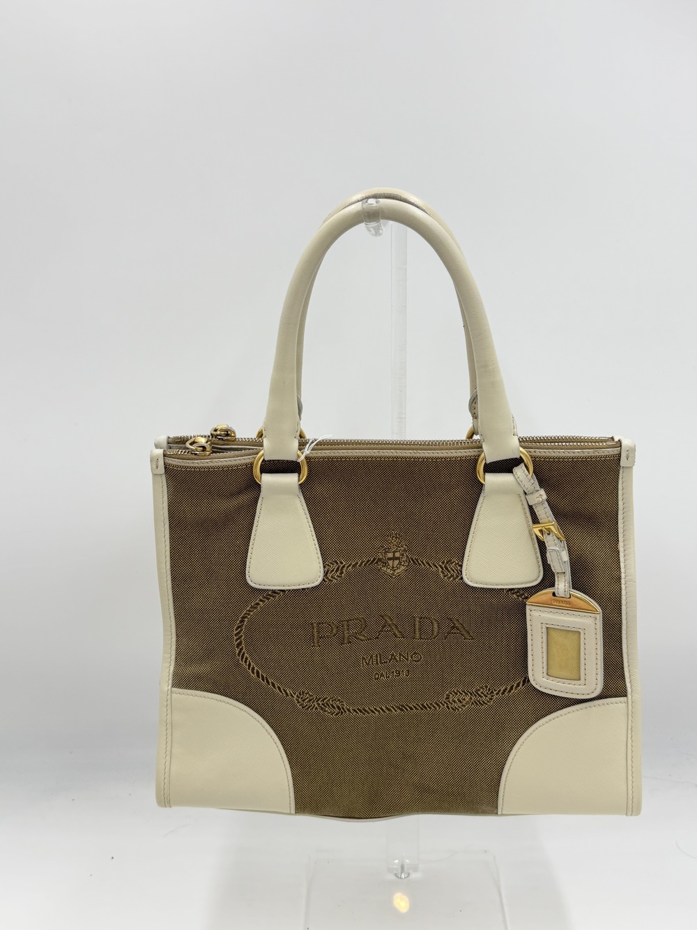 Prada Jacquard 2Way Tote